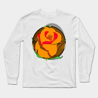 Yellow Rose Long Sleeve T-Shirt